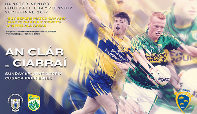 Munster Senior Football Semi-Final – Kerry 1-18 Clare 1-12
