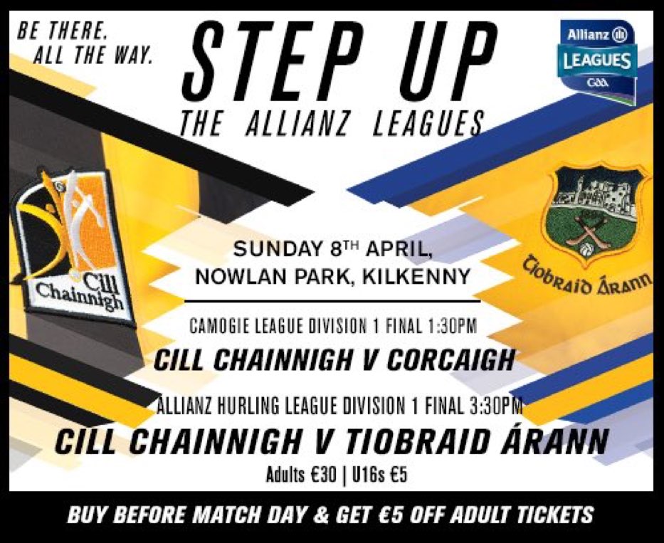 Allianz Hurling League Division 1 Final – Kilkenny 2-23 Tipperary 2-17