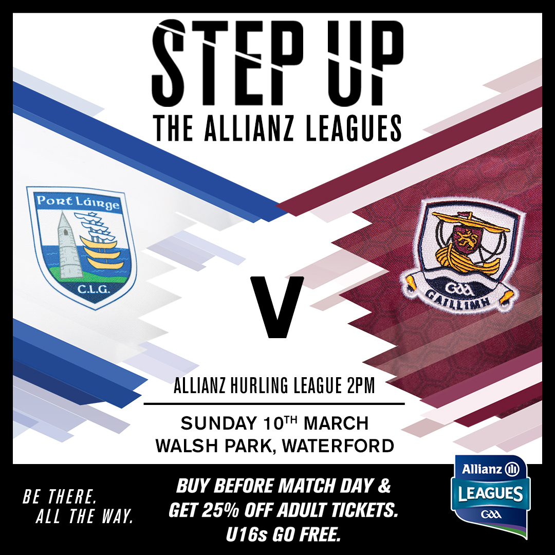 Allianz Hurling League Division 1B – Waterford 1-18 Galway 2-13