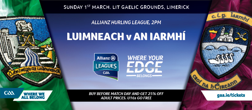 2020 Allianz Hurling League Division 1 – Limerick 1-24 Westmeath 0-18