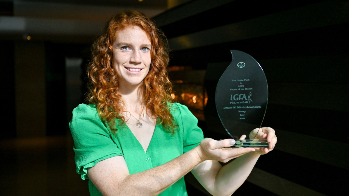 Kerry’s Louise Ní Mhuircheartaigh is The Croke Park/LGFA Player of the Month for July 2023