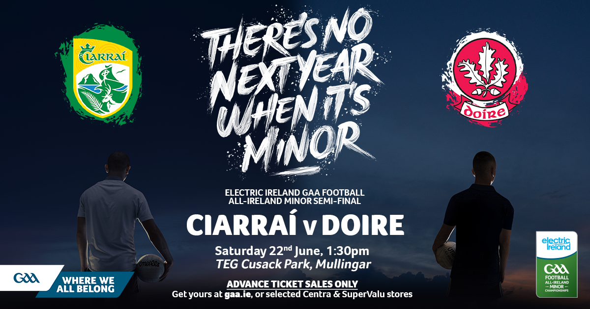 2024 Electric Ireland All-Ireland Minor Football Championship Semi-Final – Derry 1-13 Kerry 1-12