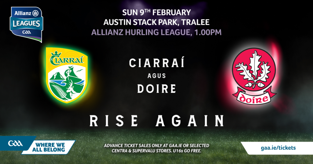 2025 Allianz Hurling League Division 2 Kerry v Derry Munster GAA